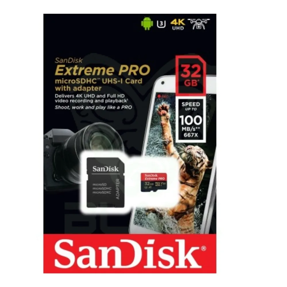 TARJETA DE MEMORIA SANDISK EXTREME PRO 32GB MICROS...