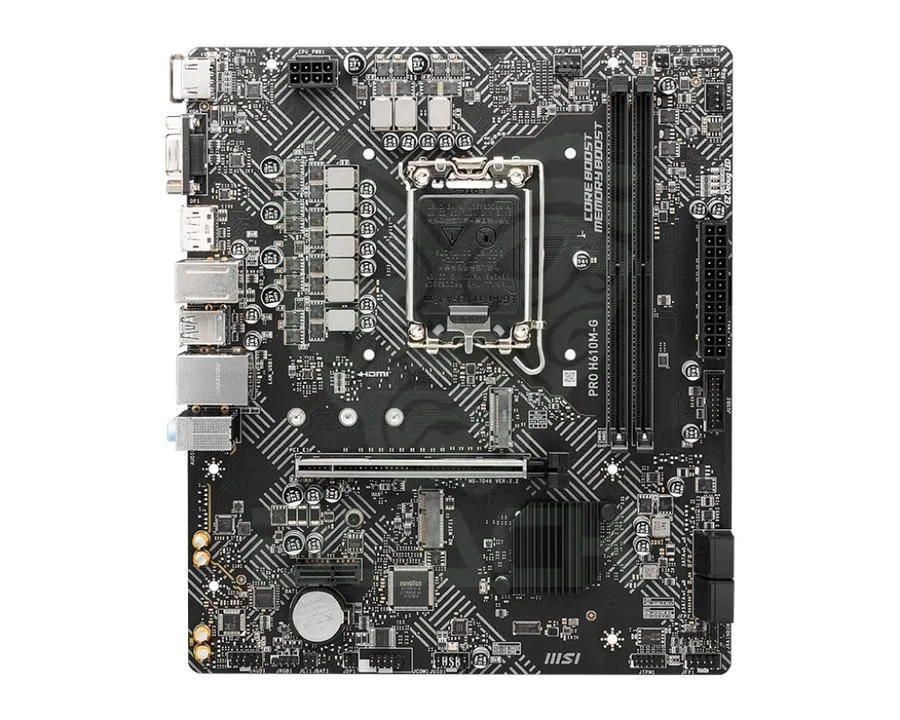 Motherboard MSI Pro H610M-G LGA1700 DDR5