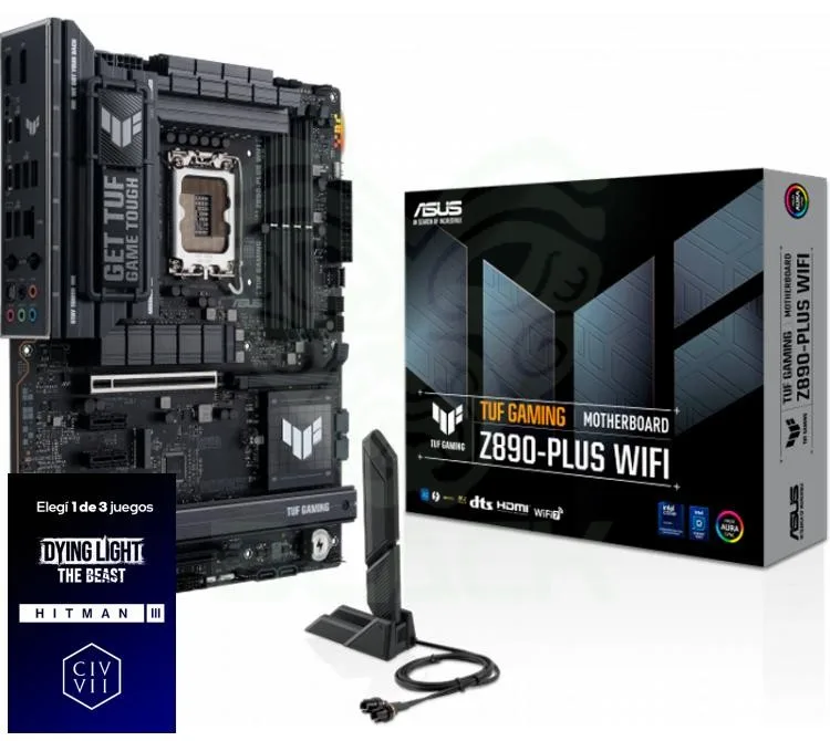 MOTHER ASUS TUF GAMING Z890-PLUS WIFI LGA1851