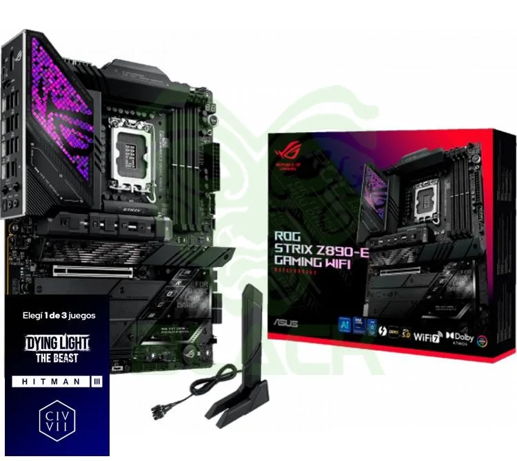 MOTHER ASUS ROG STRIX Z890-E GAMING WIFI LGA1851