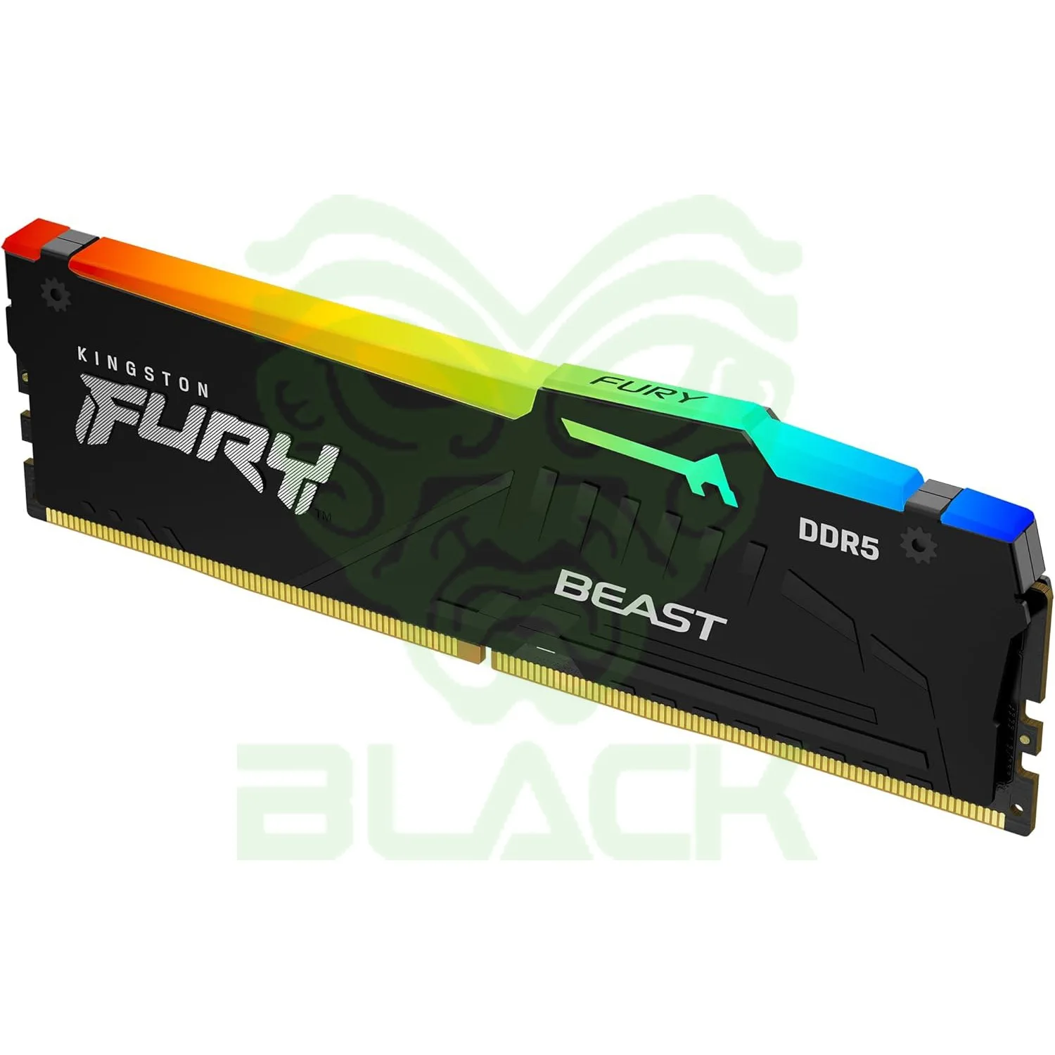 MEMORIA KINGSTON DDR5 16GB 6000MHz Fury Black RGB CL36 AMD Expo