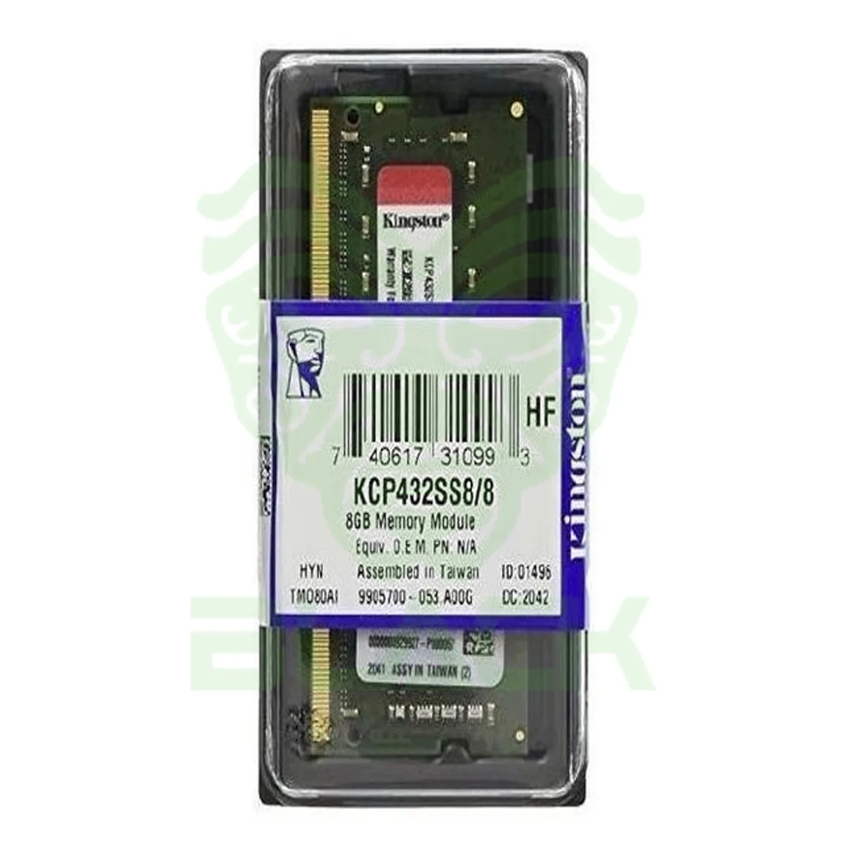 MEMORIA RAM KINGSTON 8GB DDR4 3200MHz SODIMM