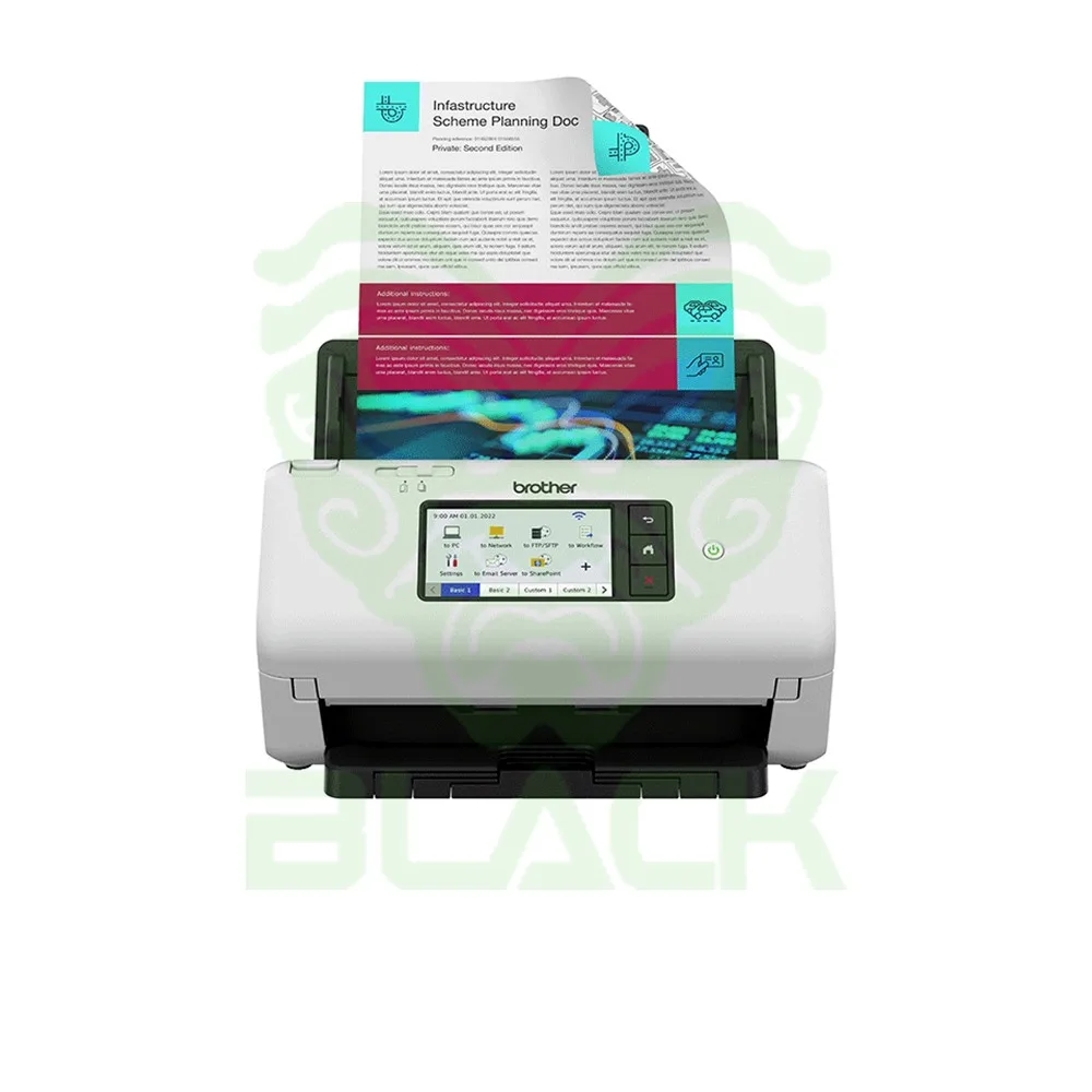 Scanner Brother ADS-4700W 40 Ppm Duplex Red