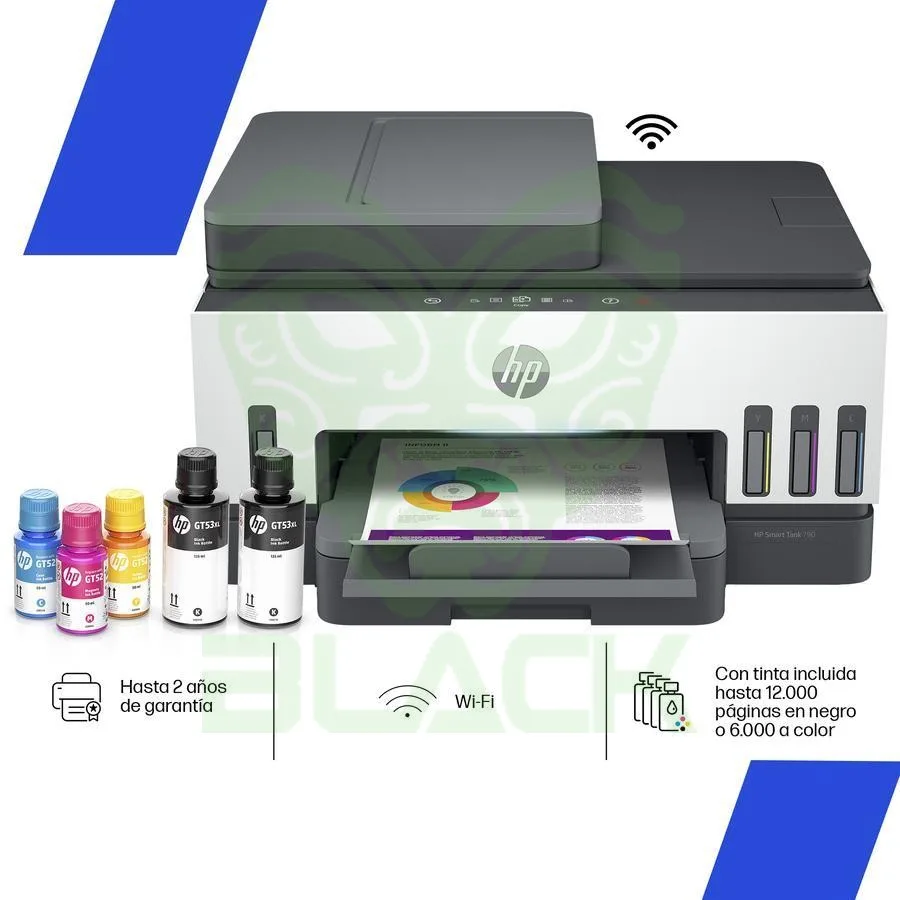 Impresora Multifuncion Hp Smart Tank 790 (4wf66a) Adf/WIFI