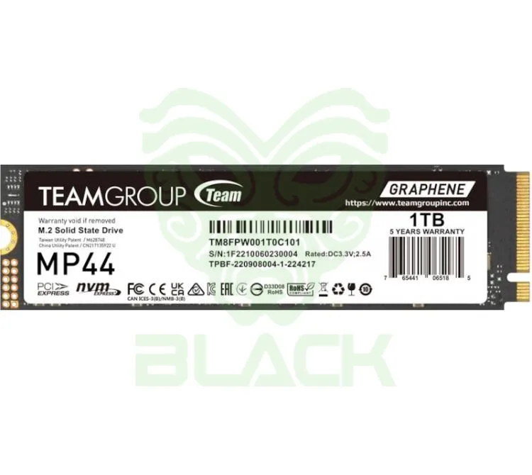 Disco M.2 Nvme 1TB Team Group Team Mp44 /S 7000MB PCIE Gen4x4