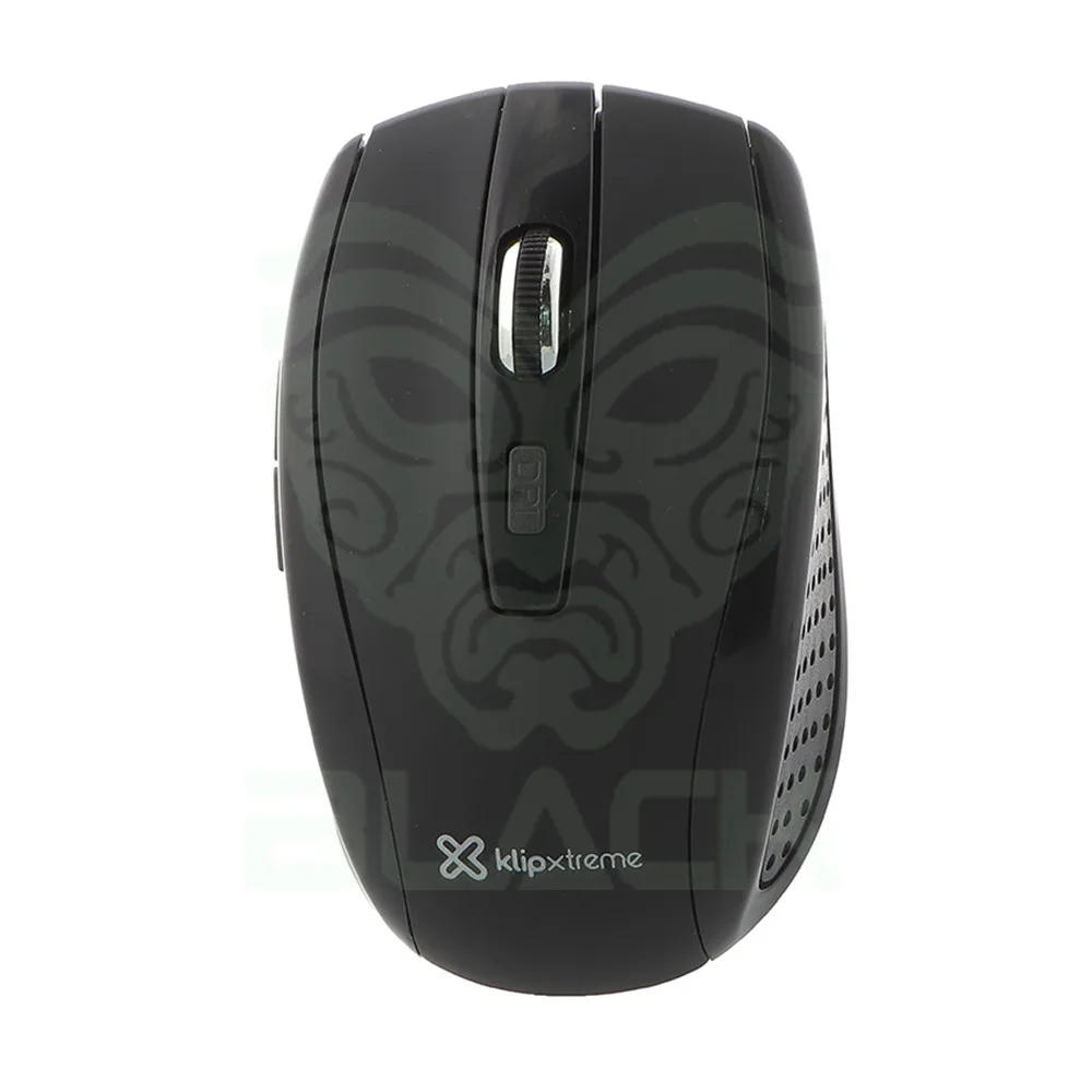 Mouse Klipxtreme Klever Inalambrico 6bot Negro