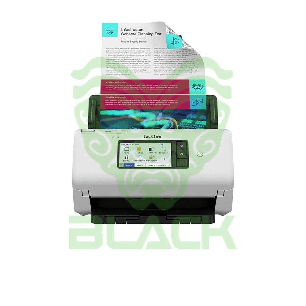 Scanner Brother ADS-4700W 40 Ppm Duplex Red