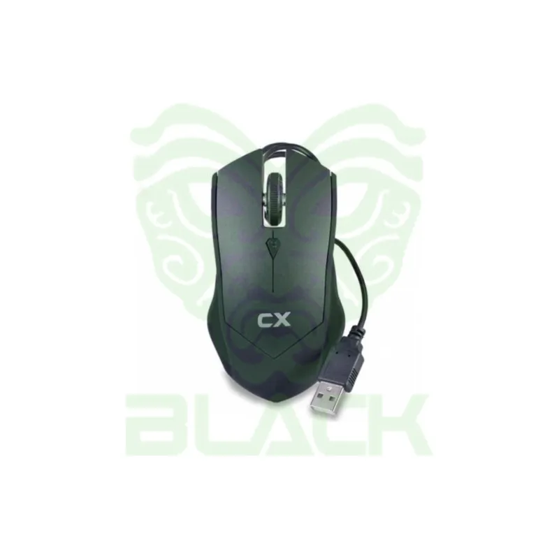 Mouse Cx MEQ-037 Rubber Black Color Finish USB