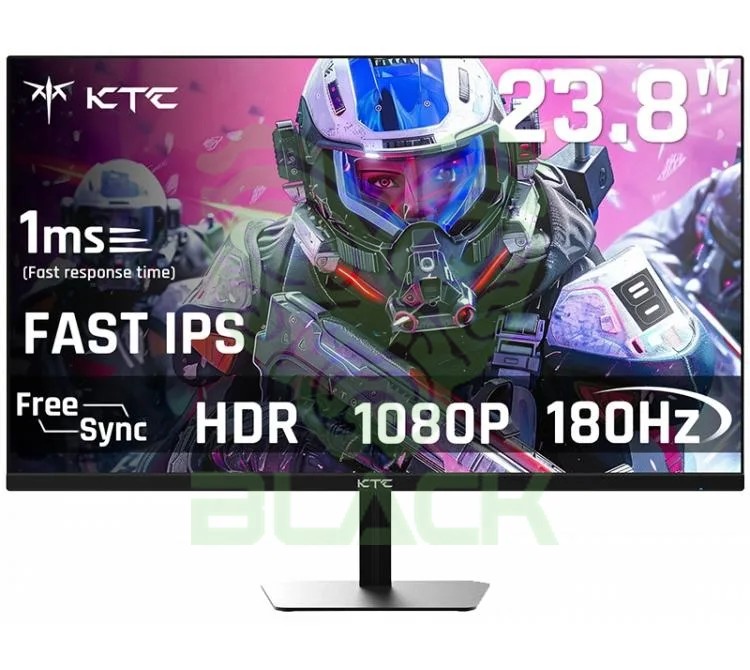 Monitor 24" Ktc 24gr680 Fhd Fast Ips 180hz 1ms Freesync Premium G-sync Compatible