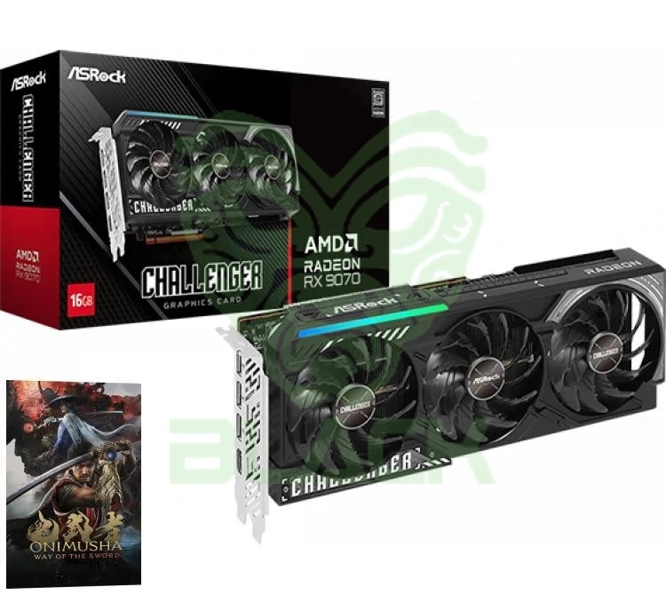 Placa De Video Rx 9070 16GB Asrock Gddr6 Challenger