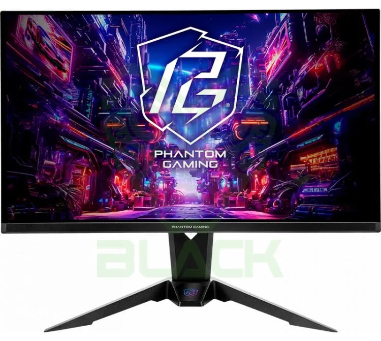 MONITOR GAMER ASROCK PHANTOM GAMING PGO27QFV 27" QHD QD-OLED 360HZ 0.03MS FREESYNC PREMIUM PRO ANTENA WIFI INTEGRADA