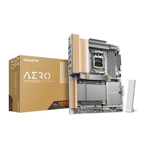 Mother Gigabyte (am5) X870E Aero X3d White Light Wood WIFI 7 DDR5