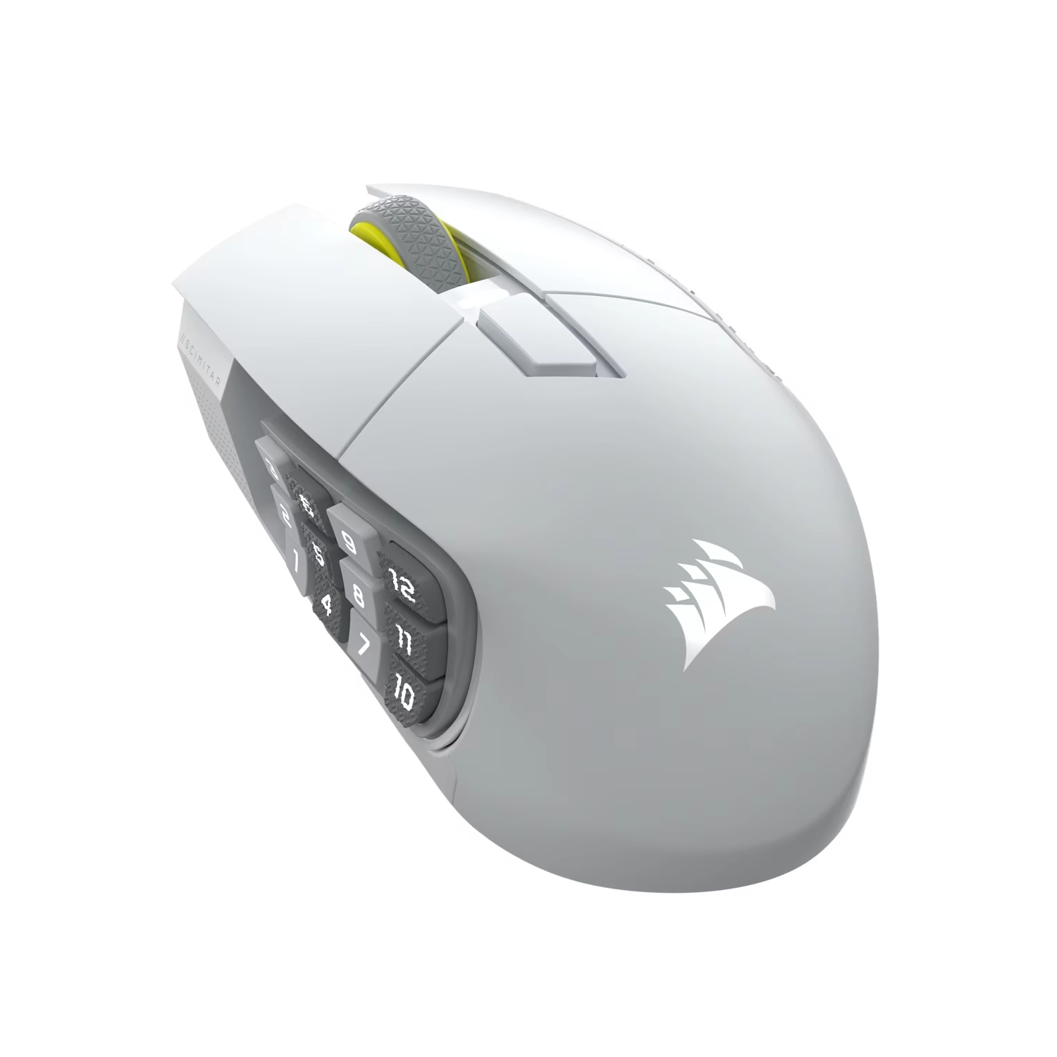 MOUSE CORSAIR SCIMITAR ELITE SE MMO WIRELESS WHITE