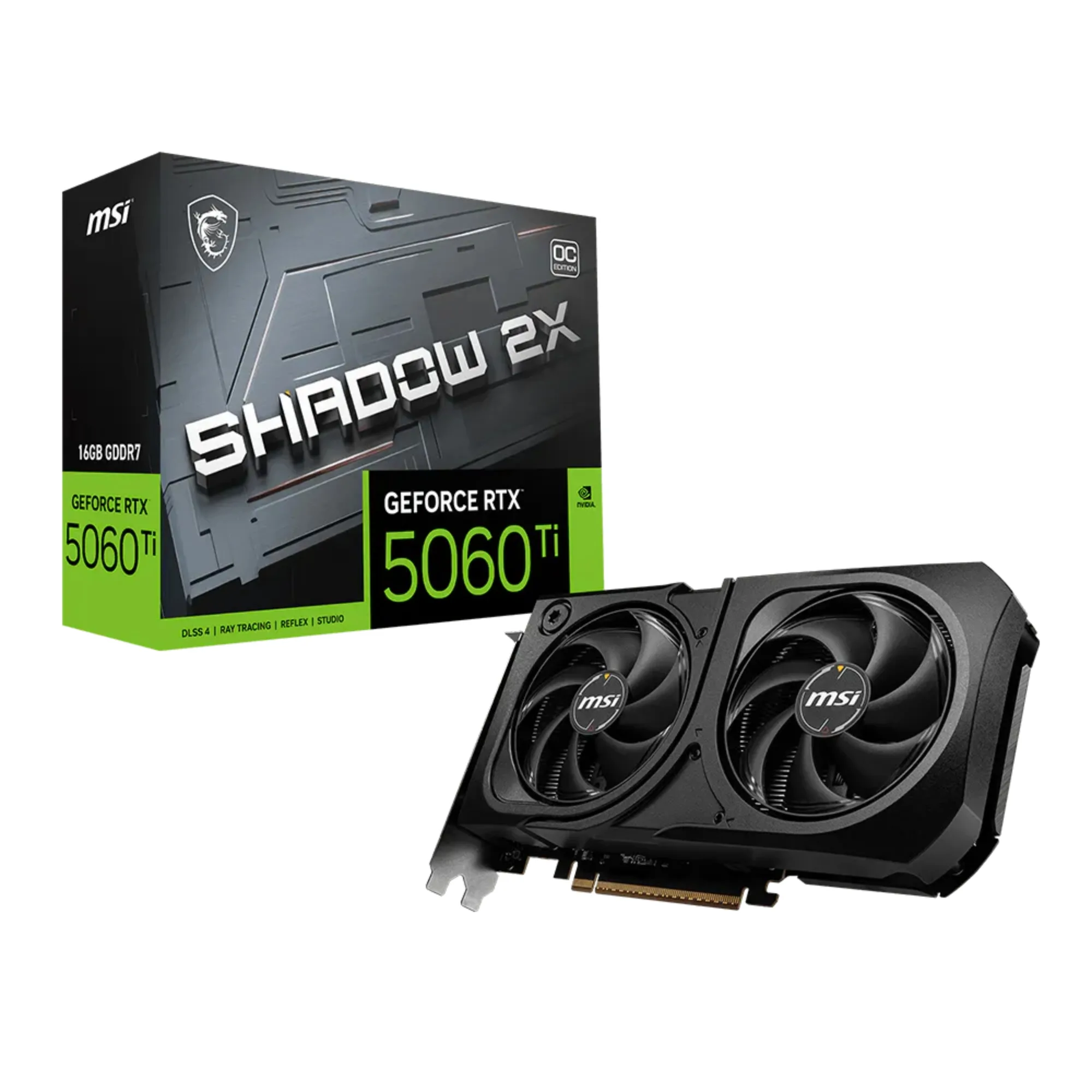 VGA 16GB RTX 5060 TI MSI SHADOW 2X PLUS