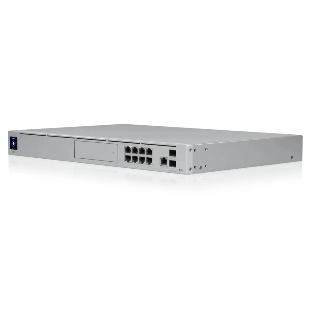 1U RACKMOUNT 10GBPS UNIFI MULTI-APPLICATION SYSTEM WITH 3.5" HDD EXPANSION AND 8PORT SWITCH