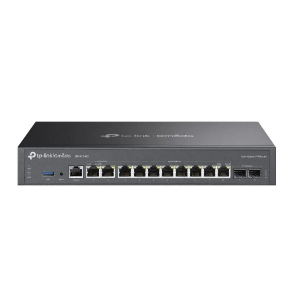 DISCO M.2 NVME TP-LINK OMADA ER7412- ROUTER GIGABIT ETHERNET, GIGABIT ETHERNET 2.5" NEGRO