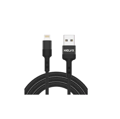 CABLE KELYX USB 3.0 A LIGHTNING 27W 1MT