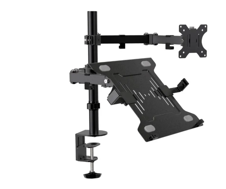 SOPORTE MONITOR Y NOTEBOOK KLIPXTREME KMM-301 13 A 32 PESCRITORIO