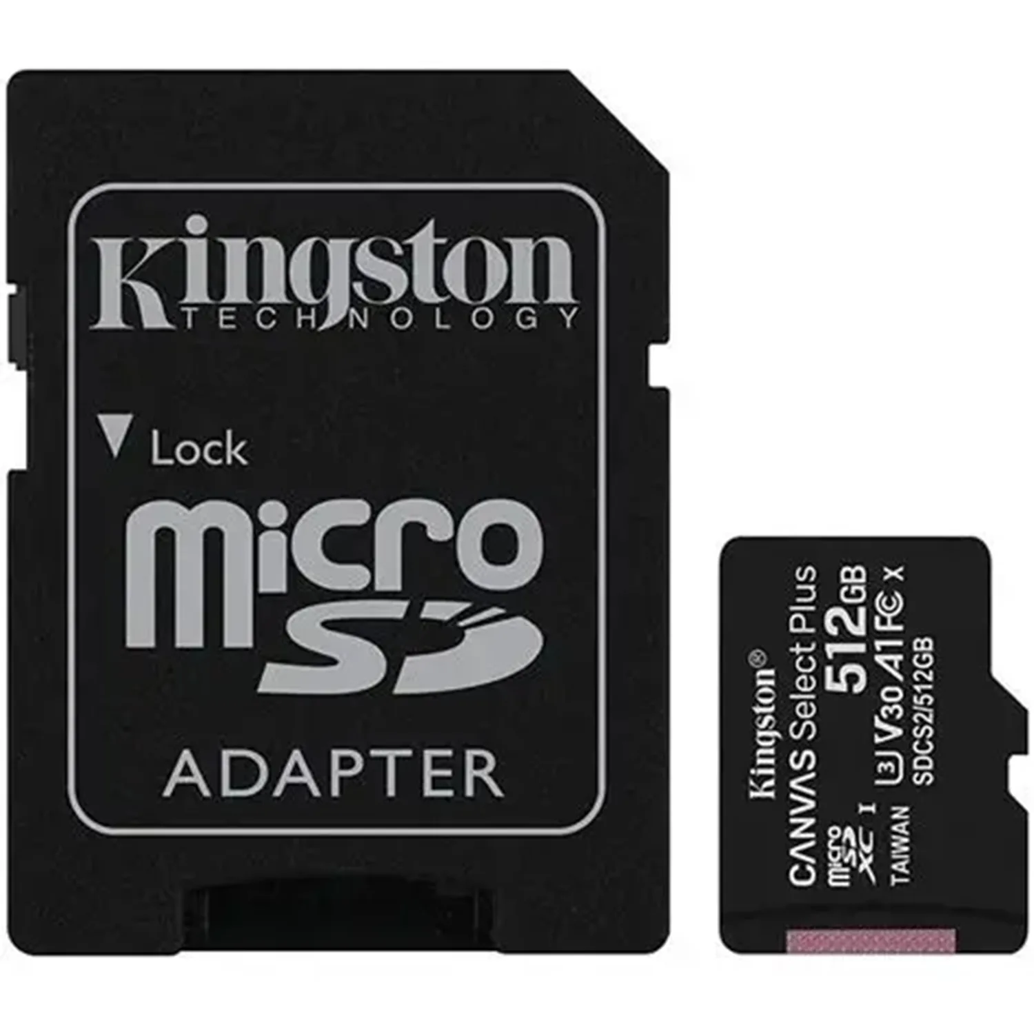 TARJETA DE MEMORIA KINGSTON 512GB MICRO SD CANVAS SELECT PLUS GEN 3