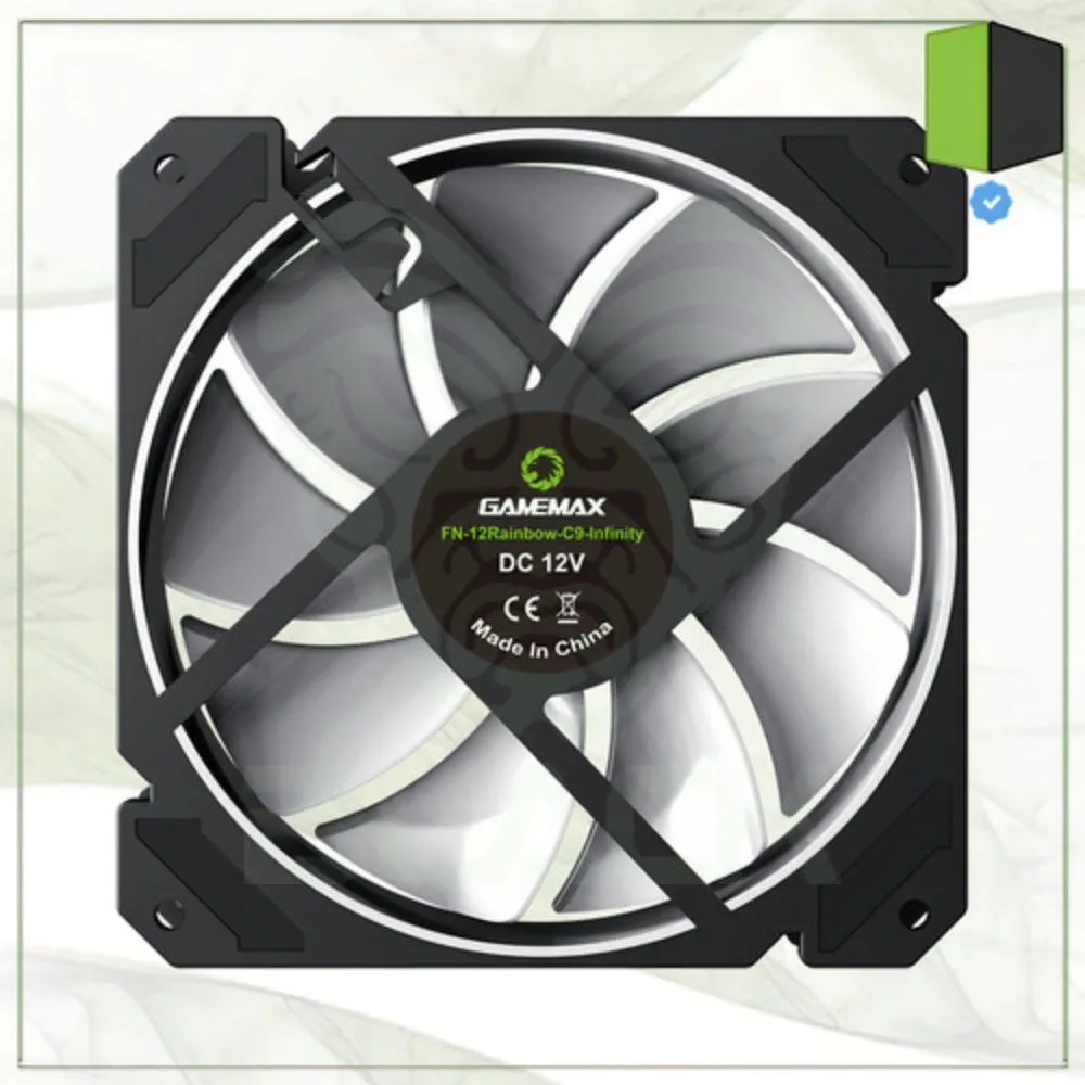 FAN GAMEMAX P/GAB 120MM ARGB FN-12RAINBOW-C9-INFIN