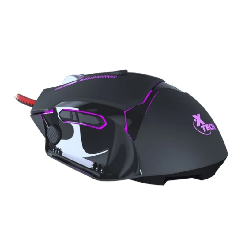 MOUSE XTECH ÓPTICO 3D COMBATIVE ILUMINADO USB 8 BOTONES