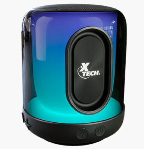 PARLANTE PORTATIL BLUETOOTH BEATWAVE CON LUCES LED
