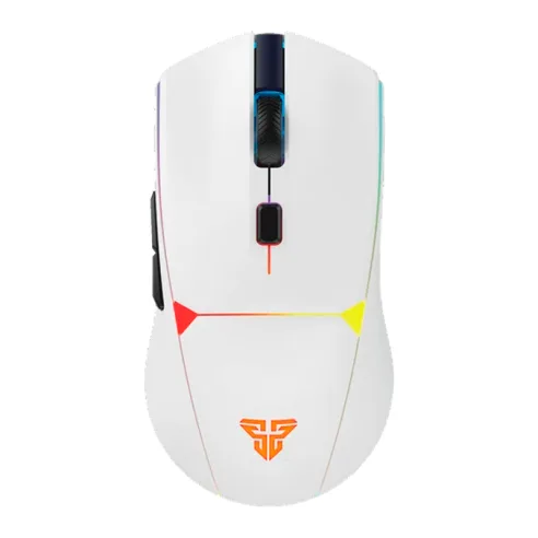 MOUSE INALÁMBRICO FANTECH CRYPTO II WG7V2RD WHITE 12000 DPI 1000HZ + DOCK RGB