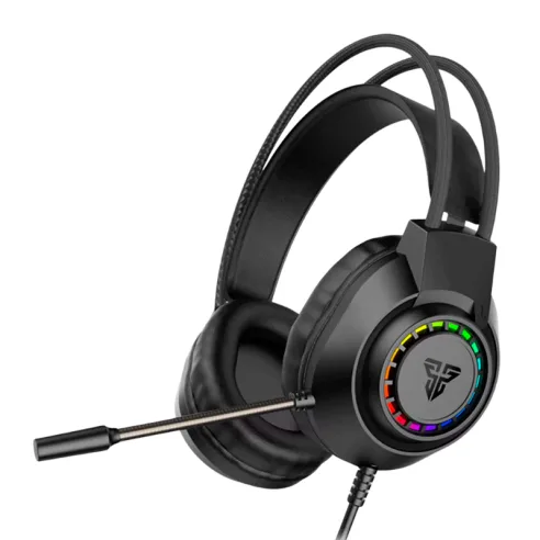 AURICULARES FANTECH PORTAL HQ55 RGB BLACK 50MM 3.5MM