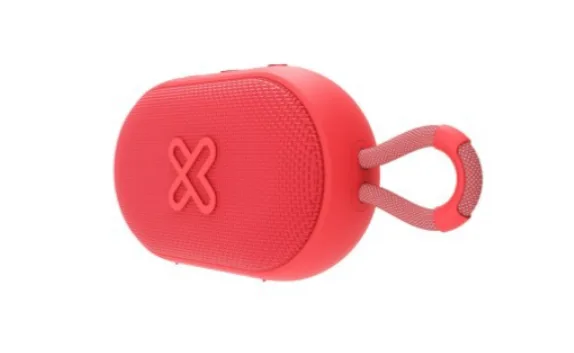 Parlante Klipxtreme Groovesplash Portatil Stereo True Wireles 12hs - 6w - Ipx7 Red