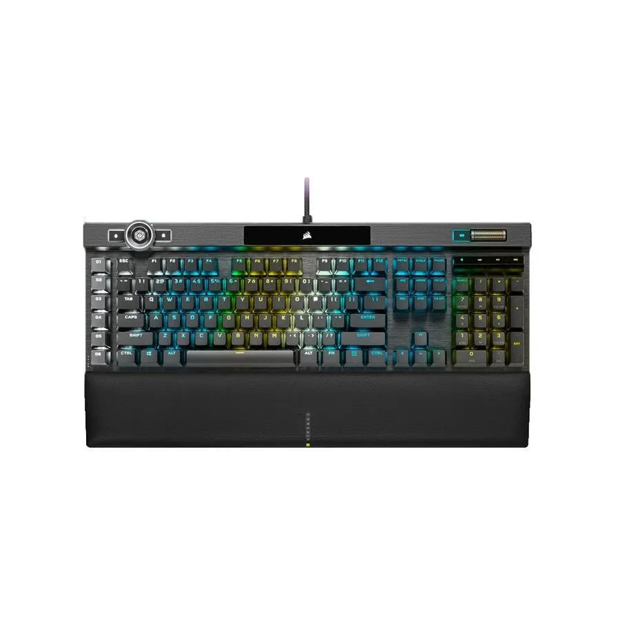 TECLADO CORSAIR K100 RGB MECANICO SWITCH CORSAIR OPX BLACK