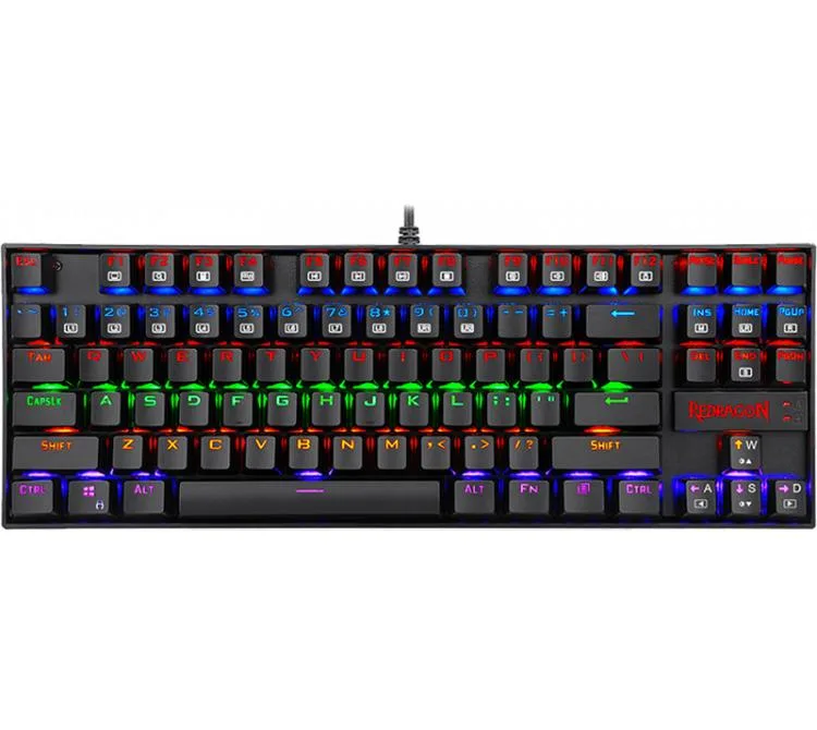 TECLADO MECANICO REDRAGON KUMARA K552 RAINBOW OUTEMU RED ESP