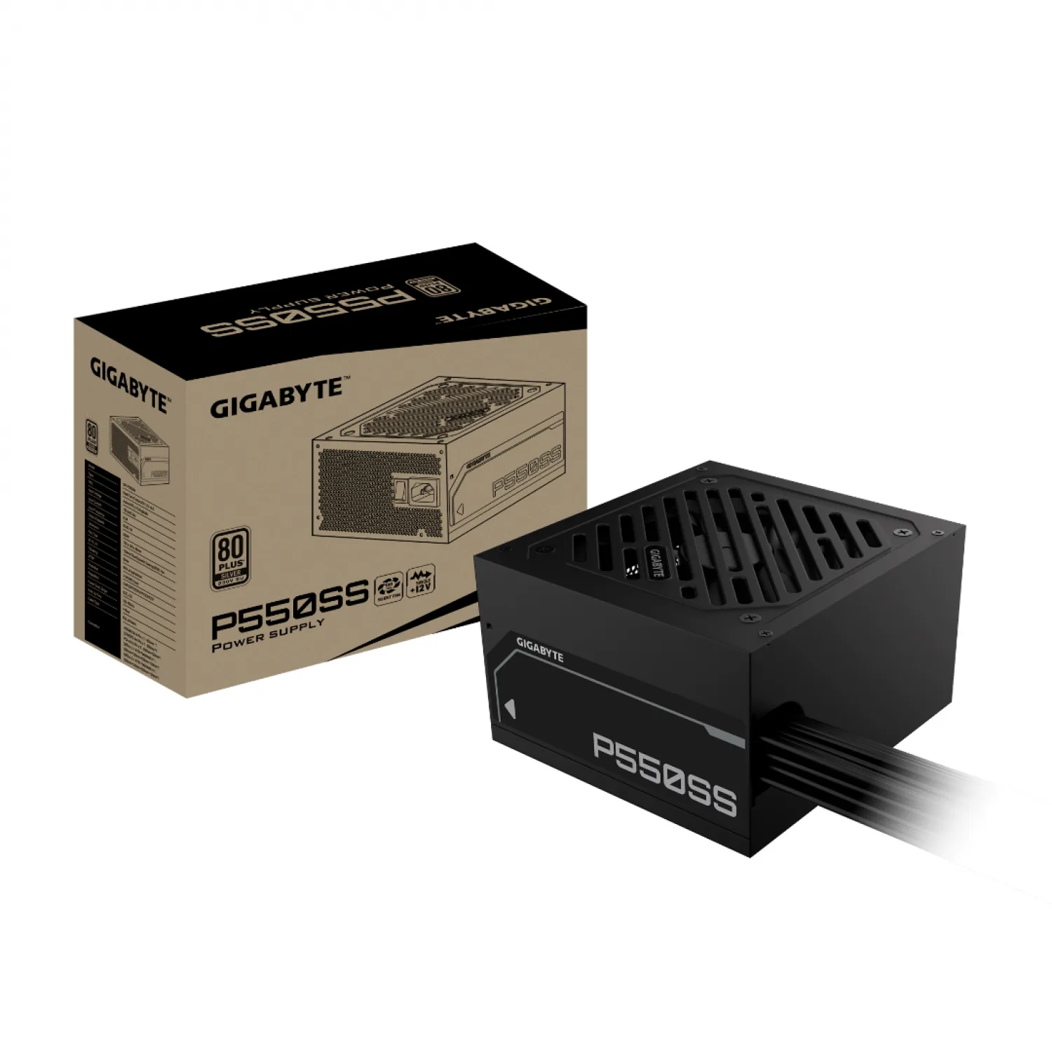 FUENTE 550W GIGABYTE 80+ SILVER