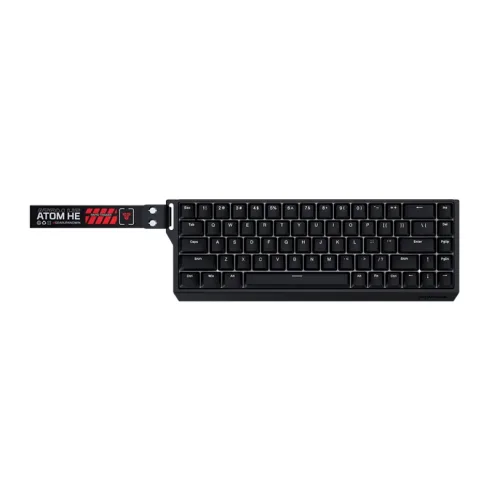 TECLADO MAGNÉTICO CABLEADO FANTECH ATOM HE68 MK811 BLACK (EMERALD SWITCH) 68% 8000HZ