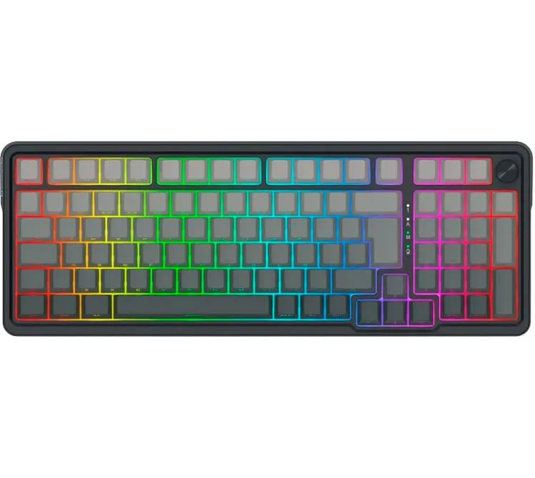 TECLADO MECANICO REDRAGON K686 EISA MAX WIRELESS 2.4GHZ BLUETOOTH 5.0 SWITCH RED LINEAR GRAY ESP RGB PC/MAC