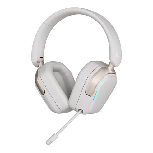 Auricular Inalambrico Royal Kludge Hg101 Platinum Gray Tri Mode