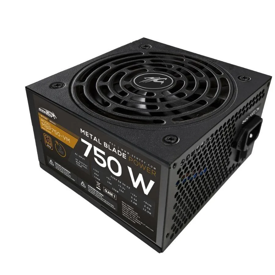 FUENTE 750W SENTEY MBP750-VM 80+ BRONZE FULL MODULAR ATX 3.1 PCIE 5.1