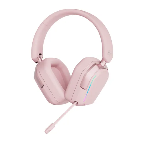 Auricular Inalambrico Royal Kludge Hg101 Pearl Pink Tri Mode