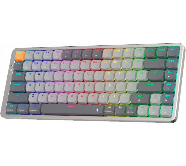 TECLADO MECANICO REDRAGON K652 AZURE RGB WIRELESS BLUETOOTH SWITCH RED 75% US