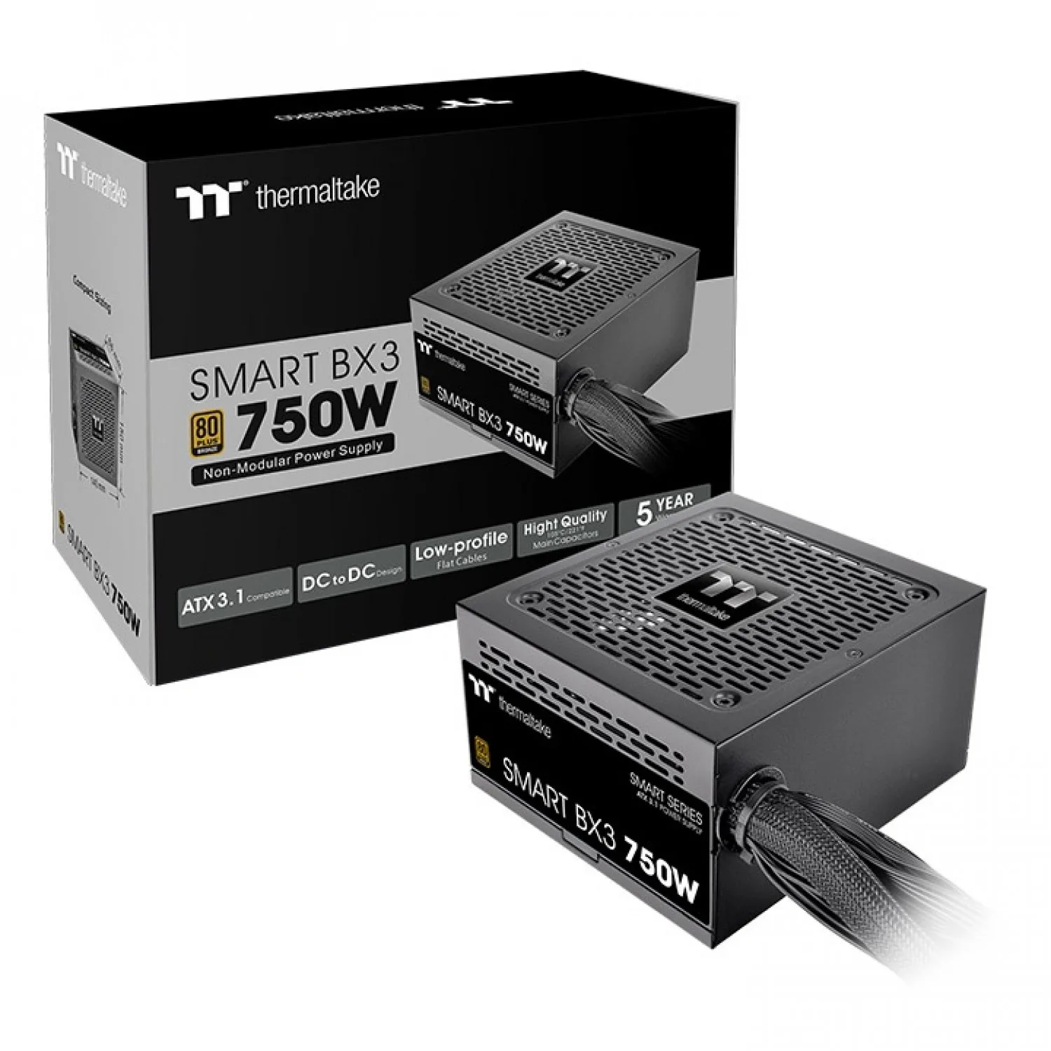 FUENTE 750W THERMALTAKE SMART BX3 80+ BRONZE