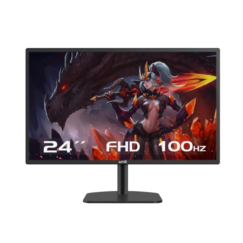 MONITOR 24" RAPTOR HAWK EYE SLIM FHD 100HZ 5MS HDMI-VGA NEGRO (3415) (II)