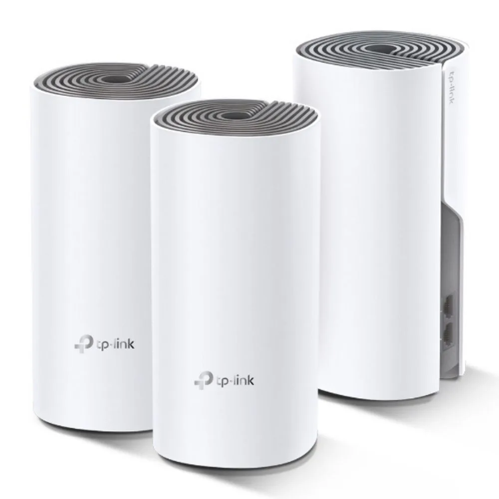 TP-LINK DECO E4 (3-PACK) DOBLE BANDA (2,4 GHZ / 5 GHZ) WI-FI 5 (802.11AC) BLANCO, GRIS 2 INTERNO