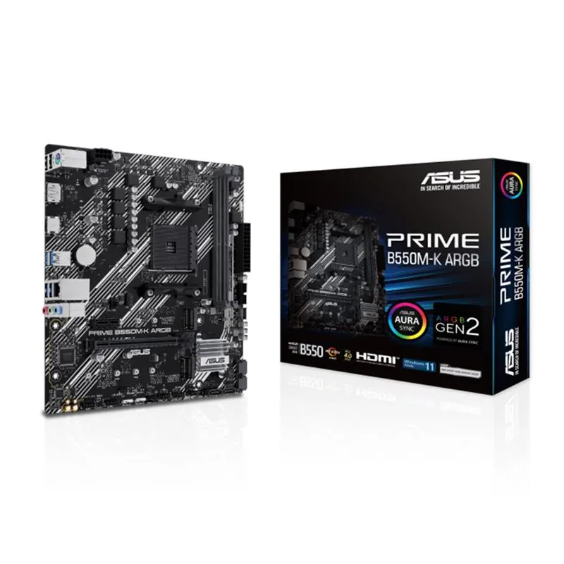 Mother ASUS (am4) Prime B550M-K ARGB/M4 AMD DDR4