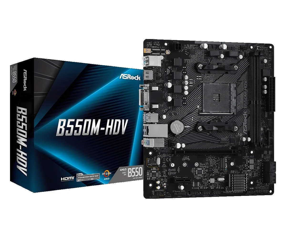 MOTHER ASROCK (AM4) AMD B550M-HDV