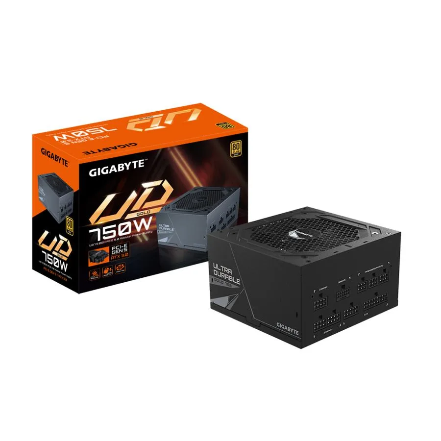 FUENTE 750W DE PODER GIGABYTE UD 80+ GOLD MODULAR PG5