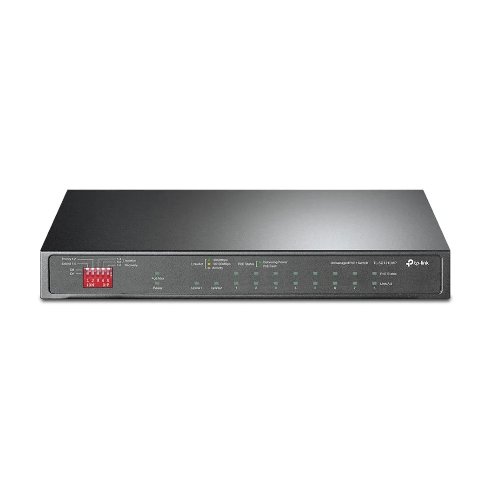 TP-LINK TL-SG1210MP DISPOSITIVO DE RED NO ADMINIST...