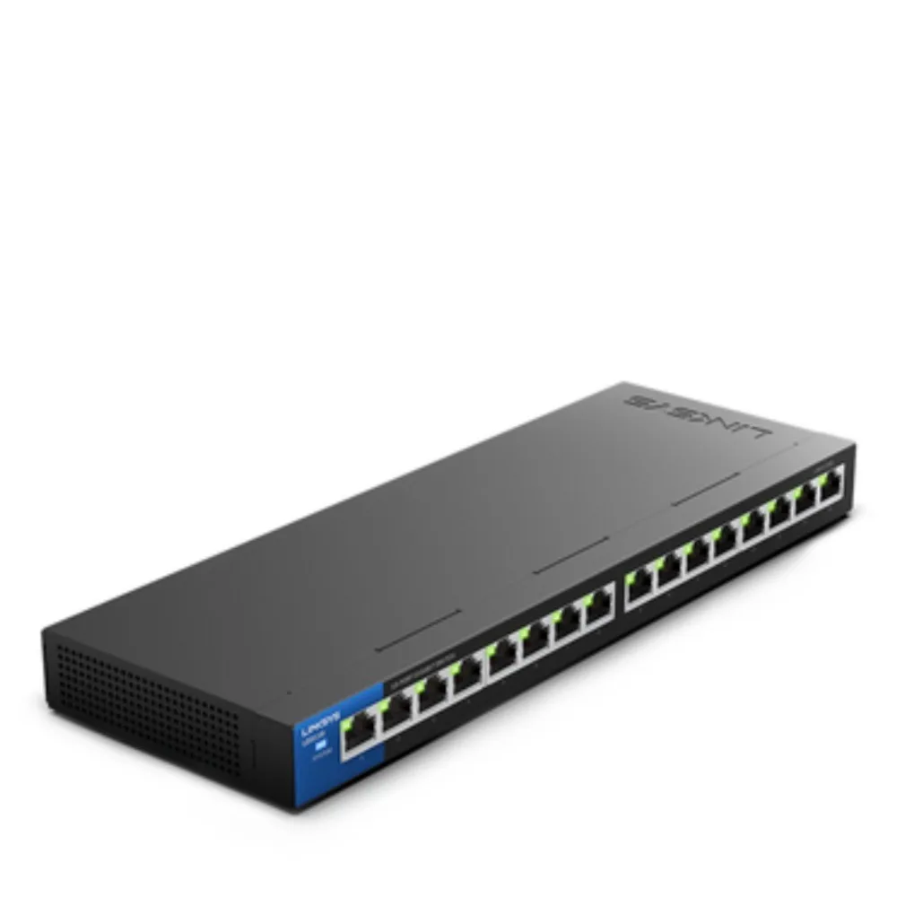 16 PORT GIGABIT SWTICH METALIC