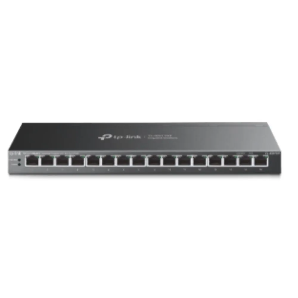 TP-LINK TL-SG116P. CONMUTADOR DE ESCRITORIO GIGABIT DE 16 PUERTOS CON POE+ DE 16 PUERTOS