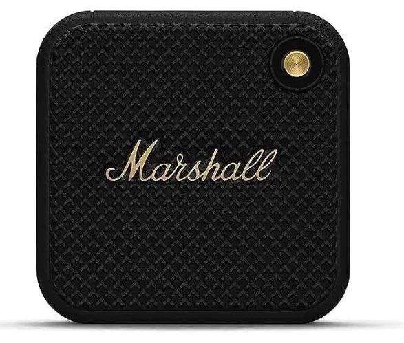 PARLANTE MARSHALL WILLEN PORTATIL BLUETOOTH USB - NEGRO Y CENIZA