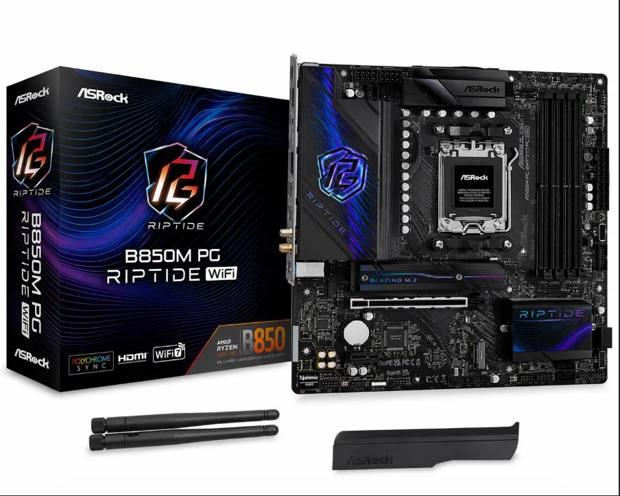 MOTHER ASROCK (AM5) B850M RIPTIDE WIFI DDR5