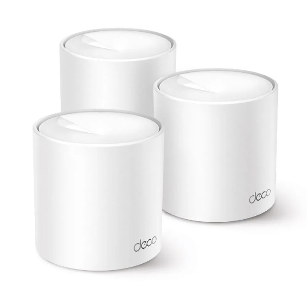 Tp-link Deco X10 Doble Banda 3 Pack (2,4 Ghz / 5 Ghz) Wi-fi 6 (802.11ax) Blanco Interno